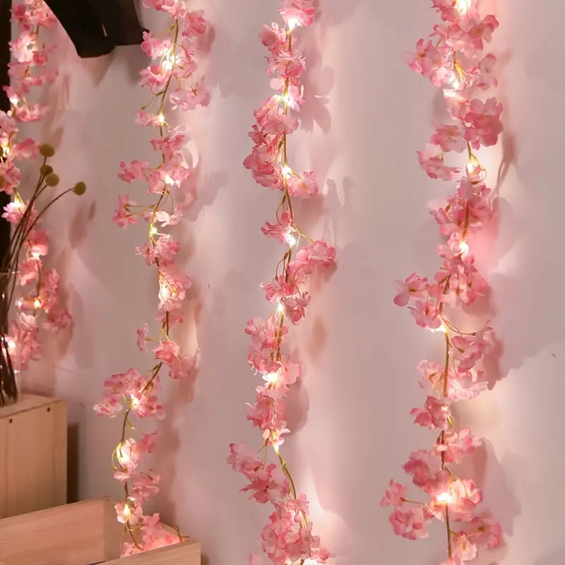 Guirlandes d’Intérieur LED Fleurs de Cerisier