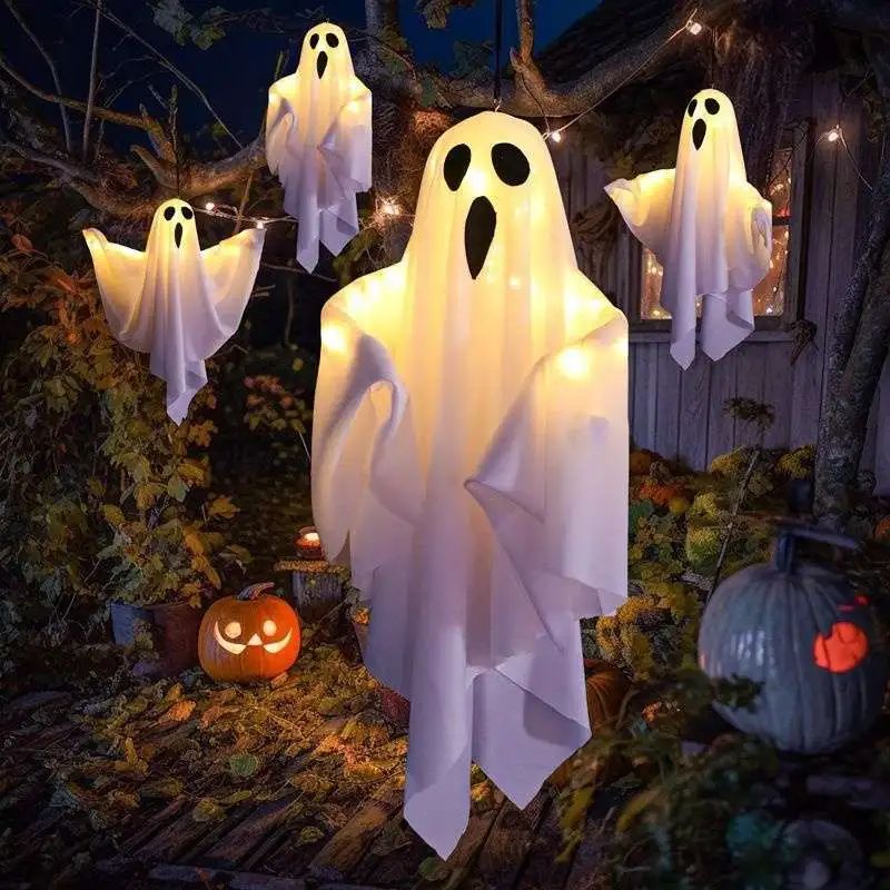 Décorations Halloween Fantôme LED Effrayant