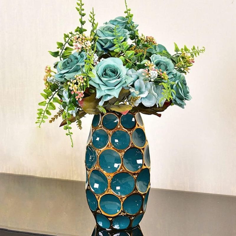 Vase en Céramique Alvéolé Contemporain