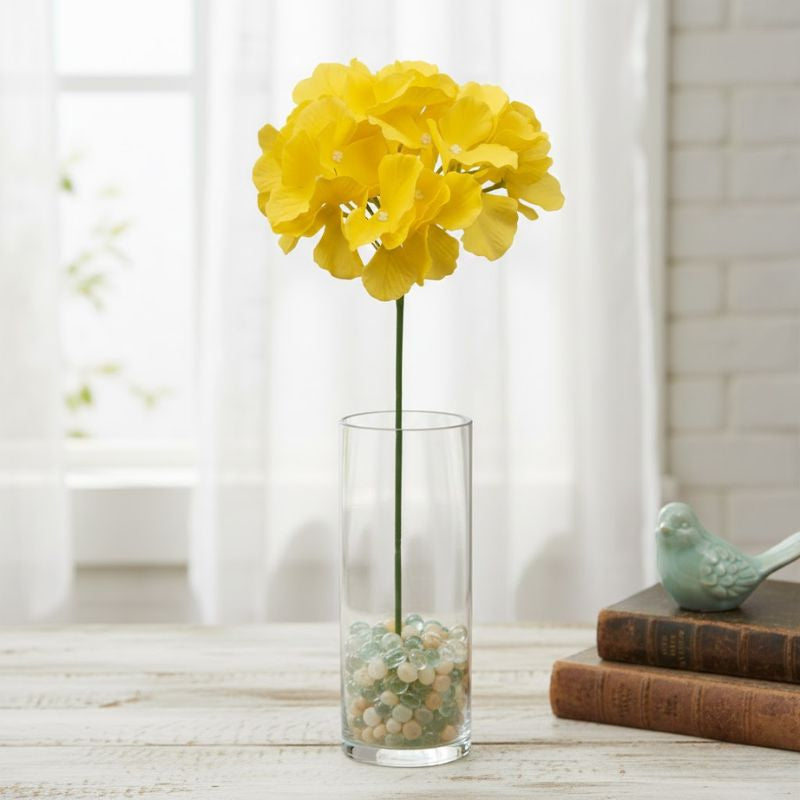 Fleur Artificielle Jaune Effet Naturel