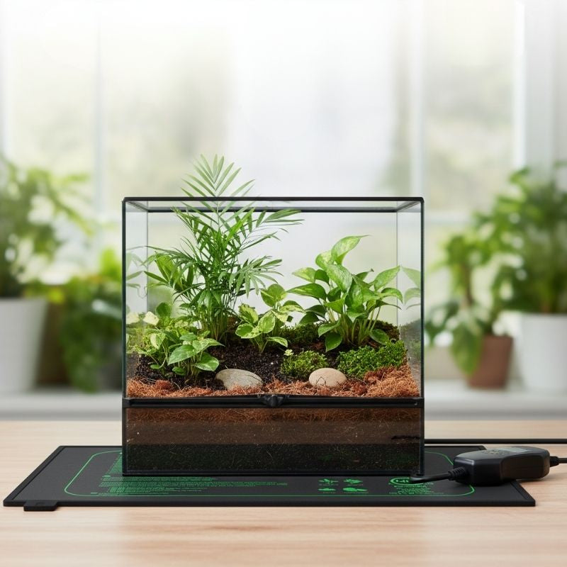Tapis Chauffant Terrarium Avec Thermostat Numérique Réglable