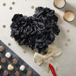 Fleur Artificielle Noir Avec Têtes De Roses