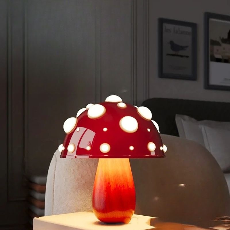 Lampe Champignon Egmont Toys À Pois Blancs