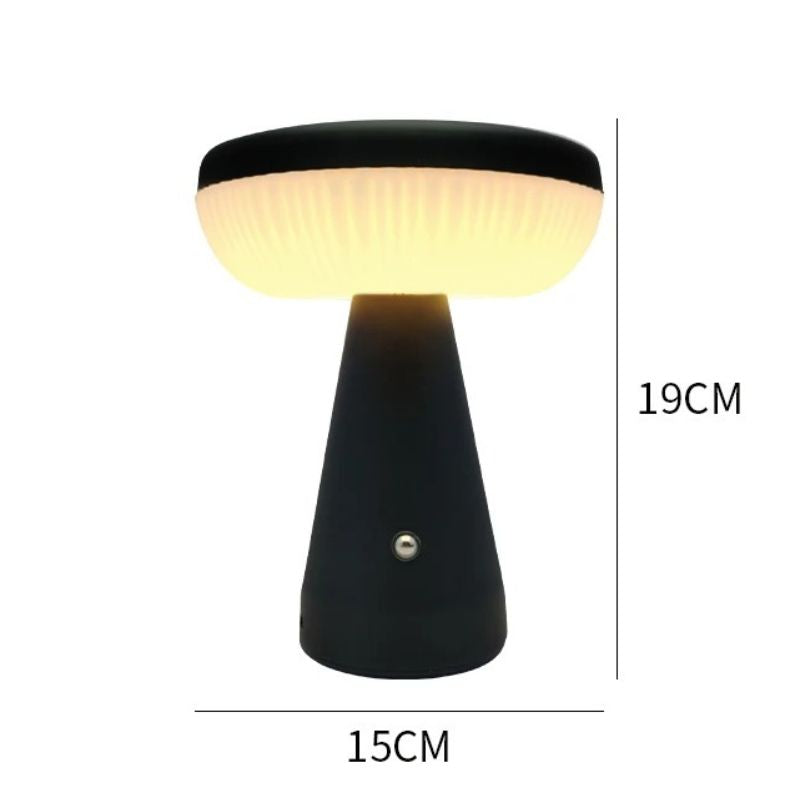 Lampe Champignon Année 70 Style Bauhaus Contemporain