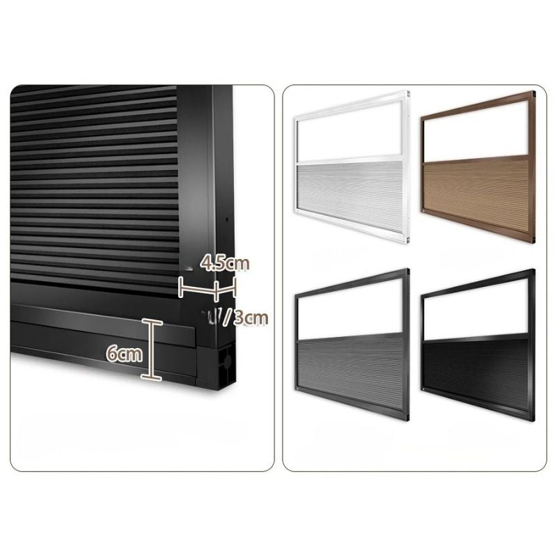 Rideau Intelligent Motorisé Occultant Avec Télécommande