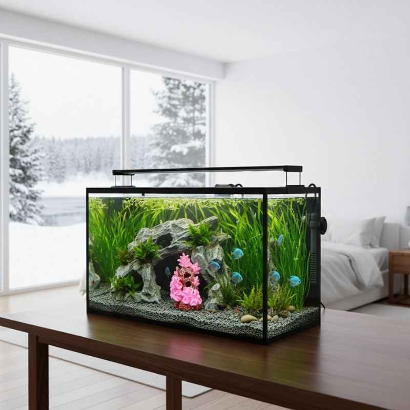 Décoration Terrarium En Corail Rose Artificiel