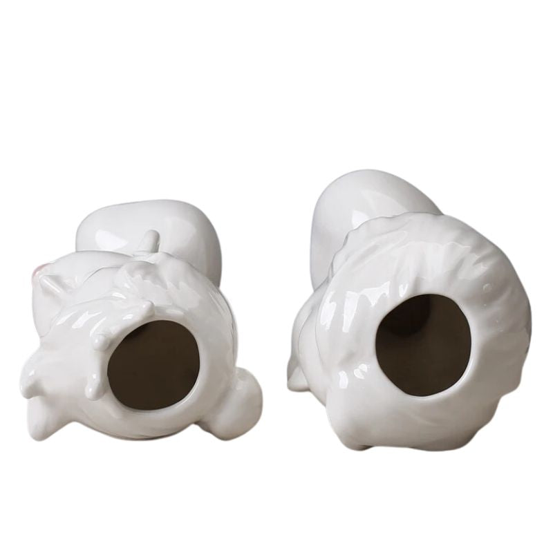 Vase Tête Baiser Romantique