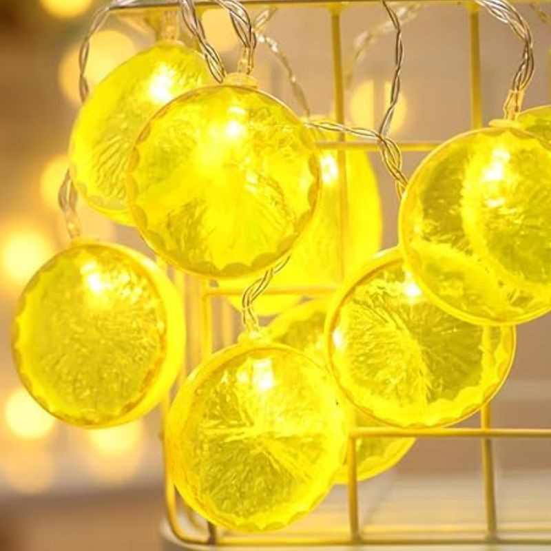 Guirlandes d’Intérieur LED Citron Lumineux