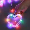 Rideaux Lumineux Cœurs LED avec 8 Modes