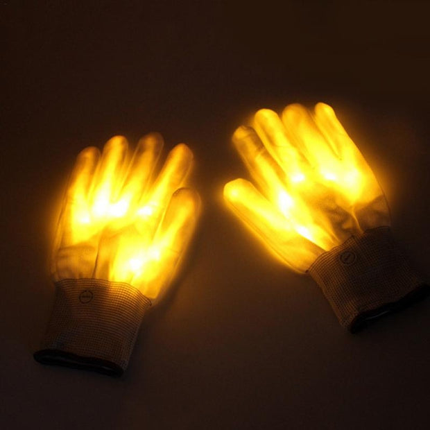 Gants Lumineux LED Avec Effet Clignotant