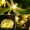 Guirlandes Solaires Libellules Fantaisie LED