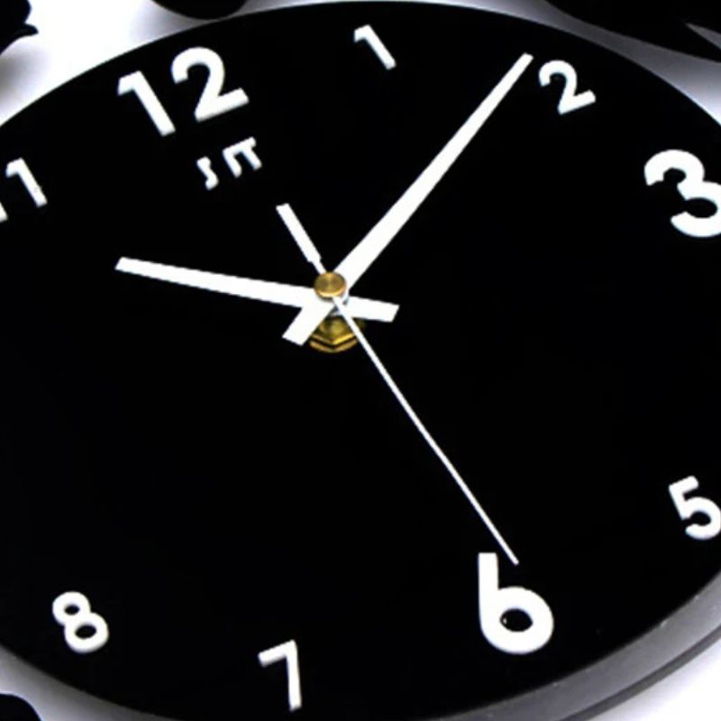 Horloge Murale Avec Carte Du Monde 3D