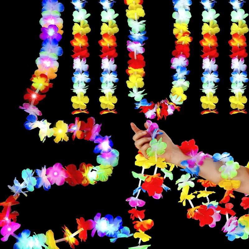 Guirlandes pour Anniversaire Fleurs Hawaïennes