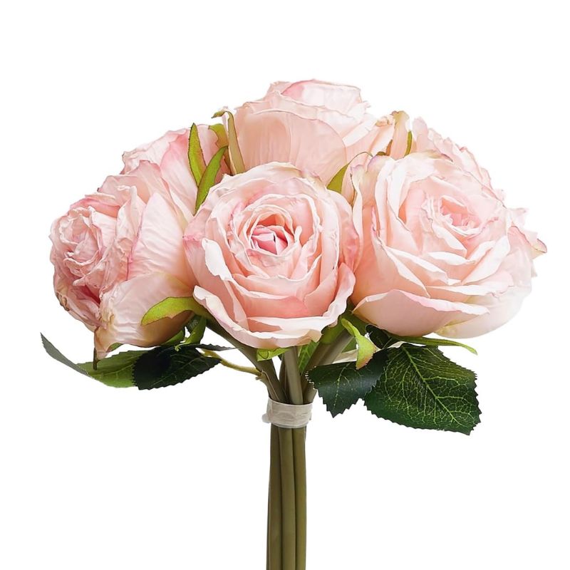 Fleur Artificielle Rose En Bouquet Raffiné