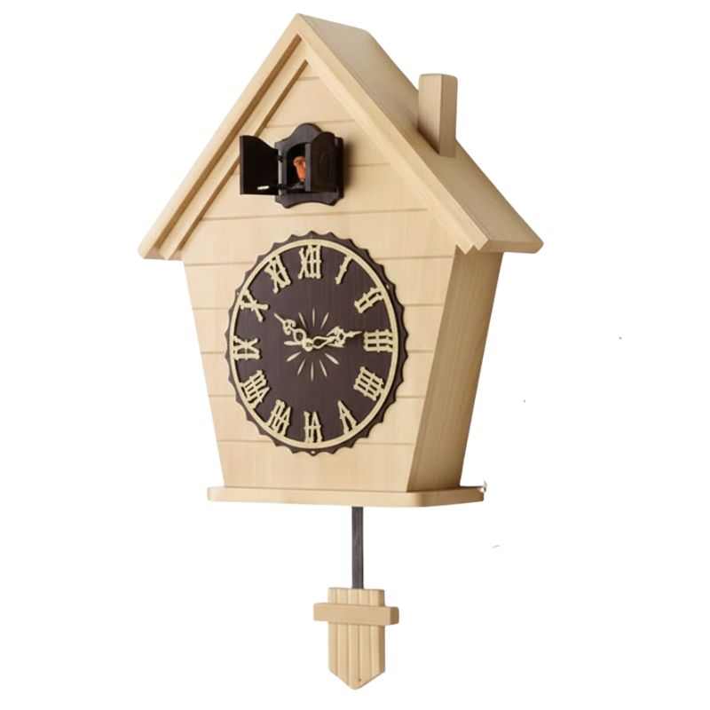 Horloge Coucou Traditionnelle en Bois Massif
