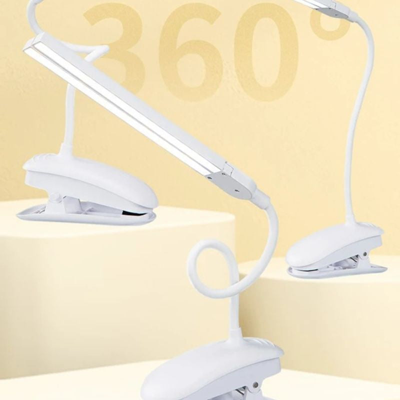 Lampe De Table LED Double Tête À Pinc