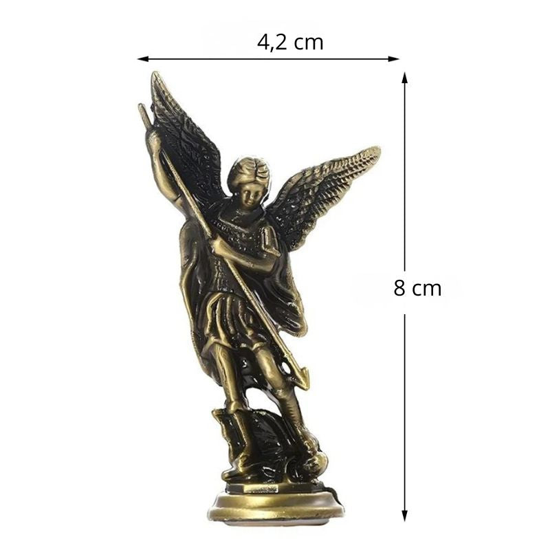 Sculpture Métal Ange Ailé Décoratif Élégant