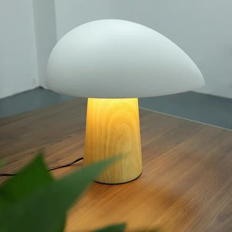 Lampe Champignon Design Scandinave Avec Abat Jour Créatif