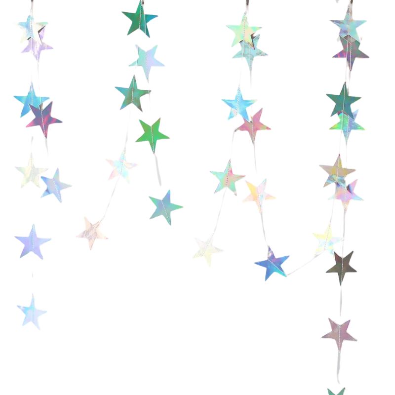 Guirlandes pour Anniversaire Suspensions Étoilées Brillantes