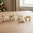 Décoration de Noël Figurines de Moutons Miniatures