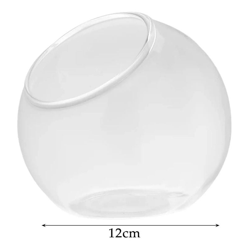 Terrarium En Verre En Forme Boule Transparente Décorative