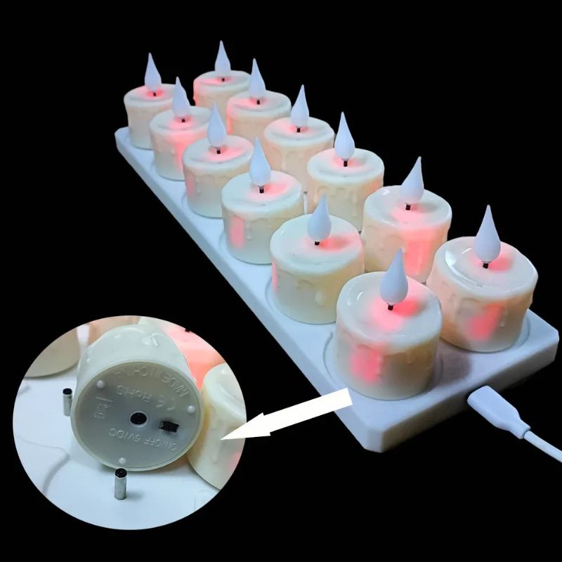 Bougie LED Lumière Chaleureuse