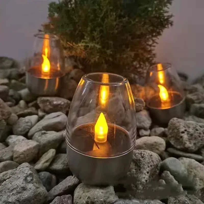 Bougies LED Solaires Écoénergétiques Veilleuse
