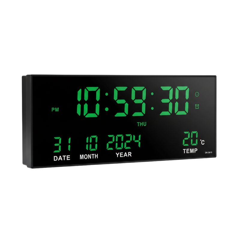 Horloge Numérique Murale LED Professionnelle Grand Format