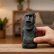 Sculpture Moai En Pierre Avec Effet Vieilli Naturel