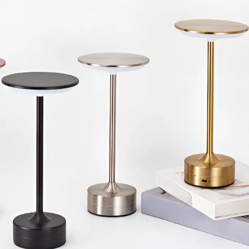 Lampes d'Ambiance Métal Rechargeables Avec Capteur Tactile