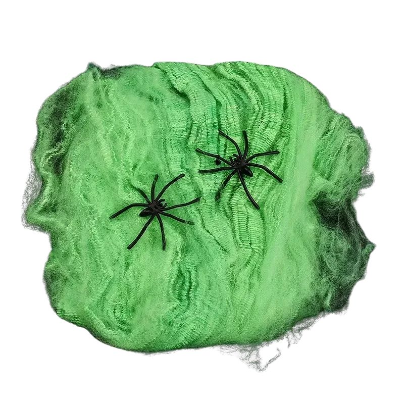 Décorations Halloween Toile d’Araignée Élastique Effrayante