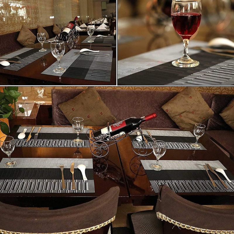 Set De Table Vinyle Dégradé Moderne Et Élégant 6 Pièces