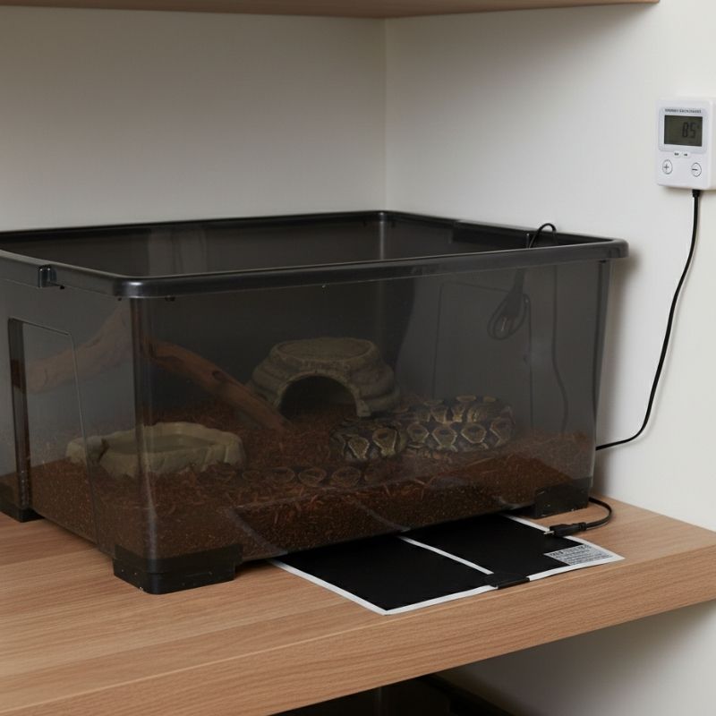 Tapis Chauffant Terrarium Avec Contrôle De Température Réglable