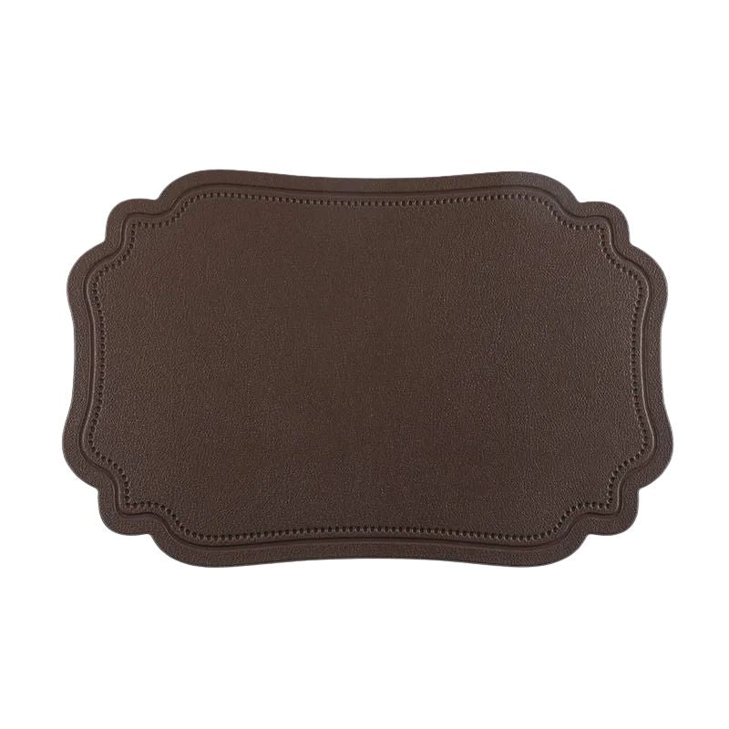 Set De Table Cuir Luxe Imperméable Et Thermique
