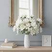 Fleur Artificielle Blanc Pivoine En Bouquet Chic