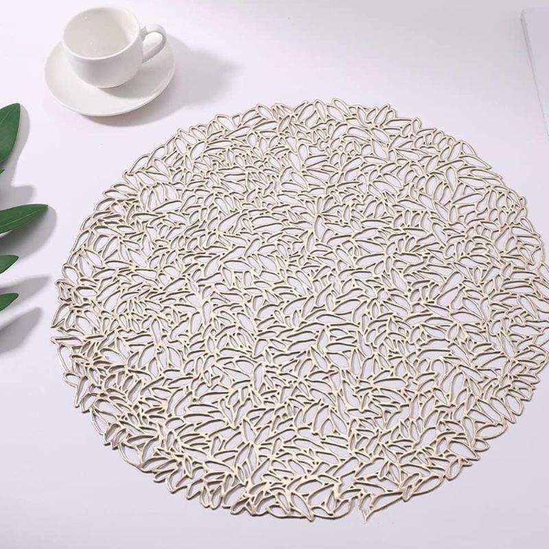 Set De Table Vinyle Motif Feuille Chic Et Raffiné