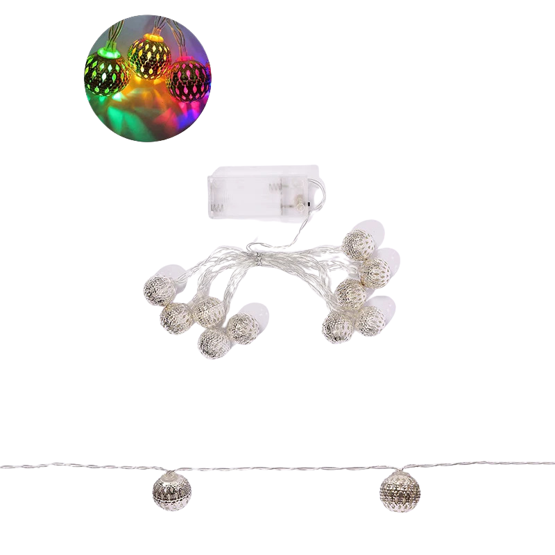 Guirlandes d’Extérieur LED Boules Creuses Marocaines