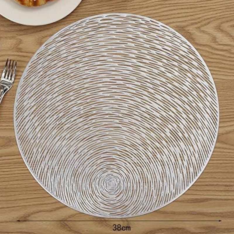 Set De Table Vinyle Rond Chic Et Résistant