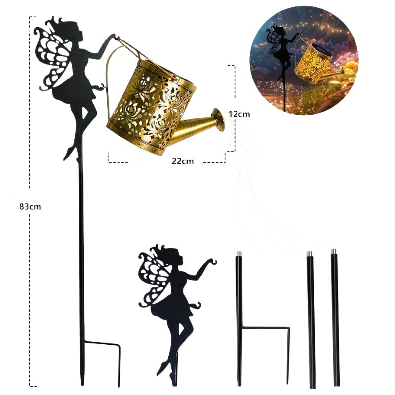 Lanternes Solaires Arrosoir Féérique LED