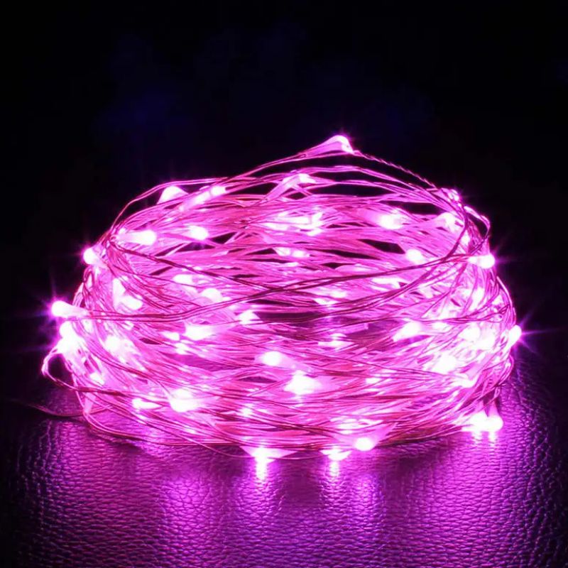 Guirlande LED Lumineuse Dégradée en Fil de Cuivre