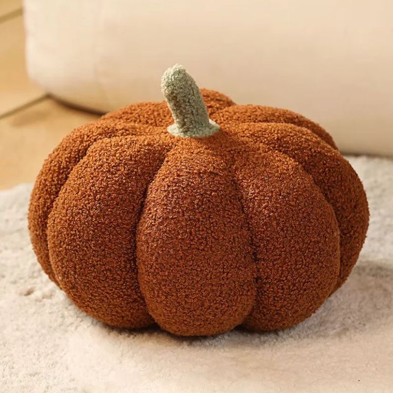 Citrouilles Halloween Coussin Doux en Peluche