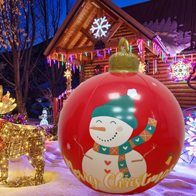 Décoration de Noël Boule Géante Gonflable