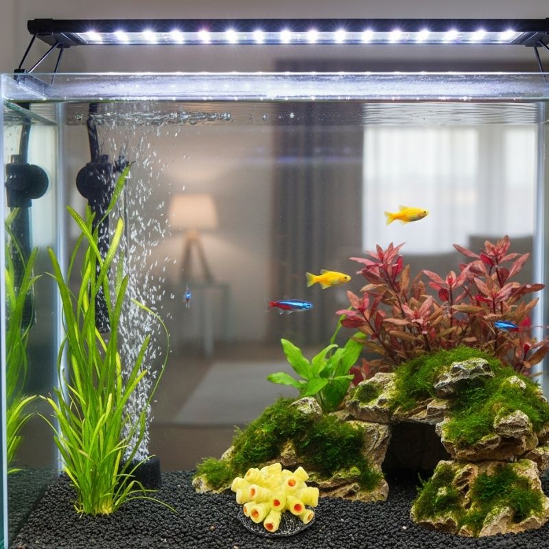 Décoration Terrarium Avec Structure Tubulaire