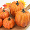 Décorations Halloween Ensemble de Citrouilles Artificielles Lot de 7