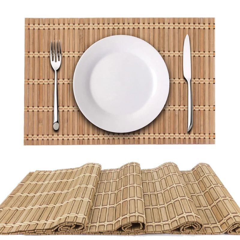 Set De Table Bambou Naturel Et Résistant