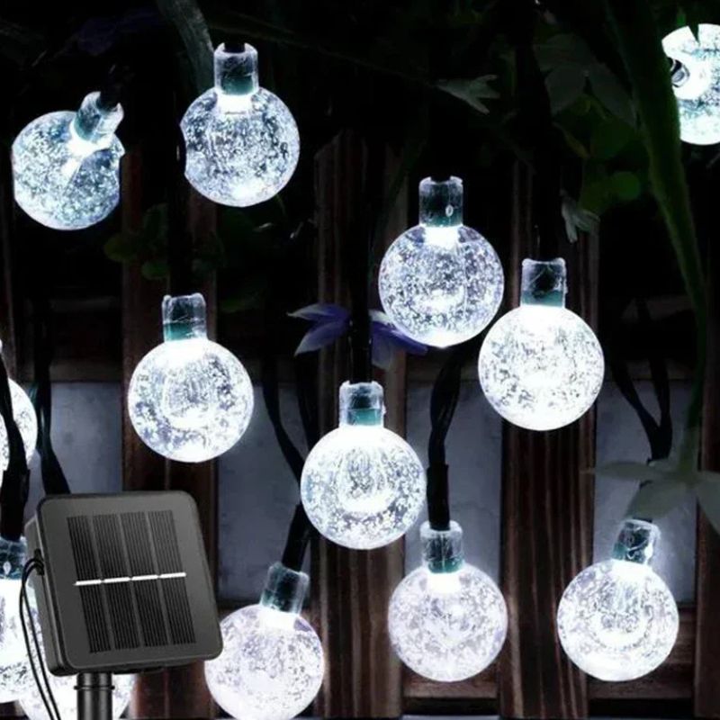 Guirlandes Guinguette Solaire en Cristal