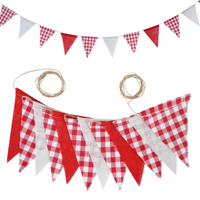 Accessoires Guinguette Avec Fanions Rétro