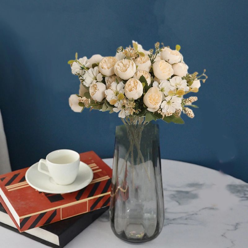 Fleur Artificielle Beige Avec Arrangement Floral