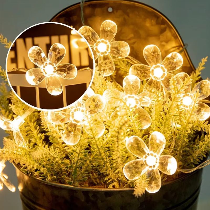 Guirlandes d’Intérieur Fleurs Lumineuses LED