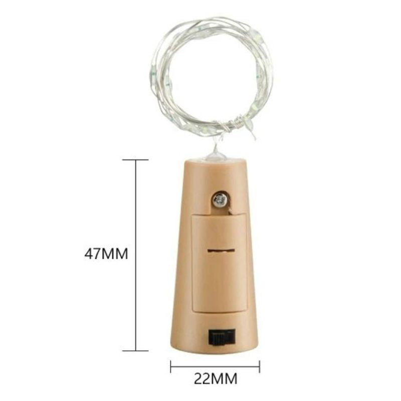 Guirlande LED Bouchon de Bouteille à Piles